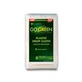 Gogreen DC1020 PE 10 x 20 ft. Green Plastic Painters Drop Cloth, 10PK DC1020  (PE)